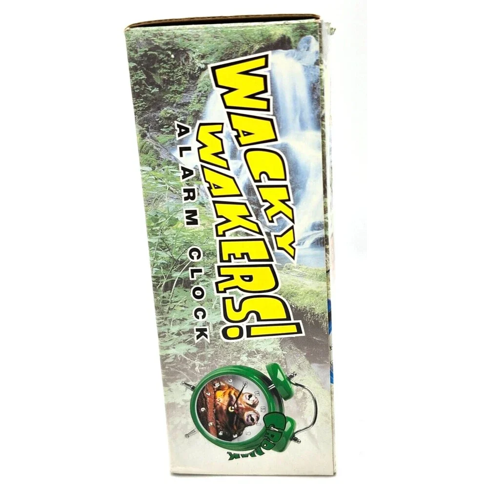 Wacky Wakers BULL FROG Mark Feldstein Alarm Clock Croak Sound NEW OPEN BOX - Picture 10 of 12